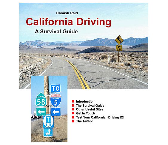 Screen shot of the top result from search for "california driving"