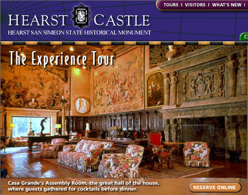 Recommended tour for first-time visitors of Hearst Castle